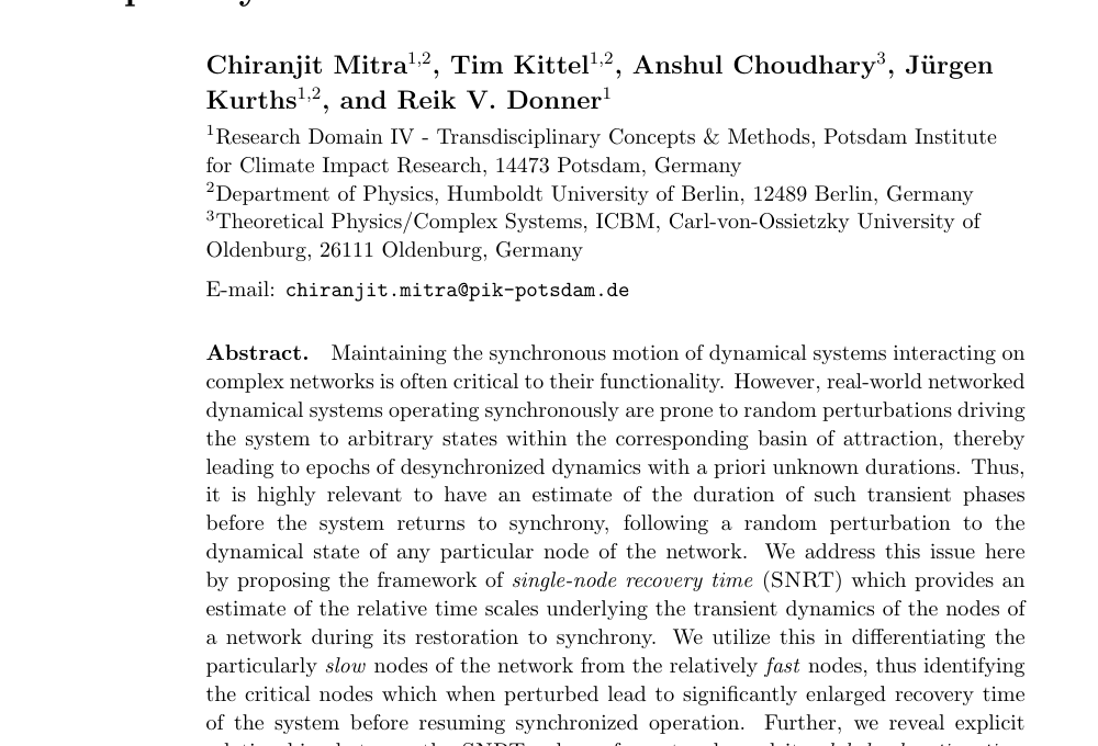 Scale-free Rössler network with node size proportional to recovery time.